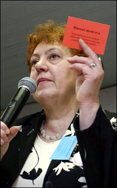 Председатель новой партии Валентина Мельникова. (Фото — ИТАР-ТАСС)